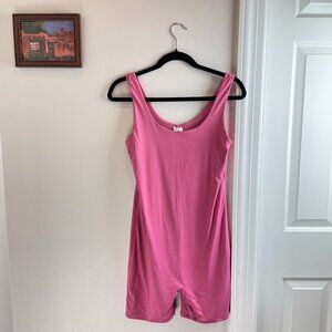 PoshDivah Women's Sleeveless Maternity Bodysuit Pink